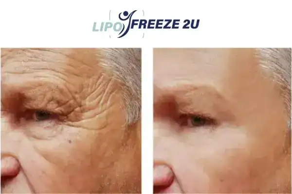 Mens before and after Morpheus 8 Southall results.